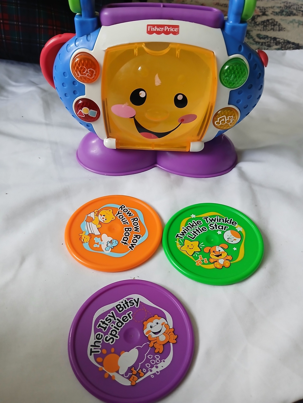 Fisher Price Laugh and Learn Sing With Me CD Player Complete with 3 Discs